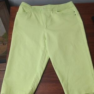 Women's Lime Green Short Pants